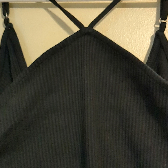 Wild Fable NWT Black Ribbed Thong Bodysuit XL - Picture 2 of 4